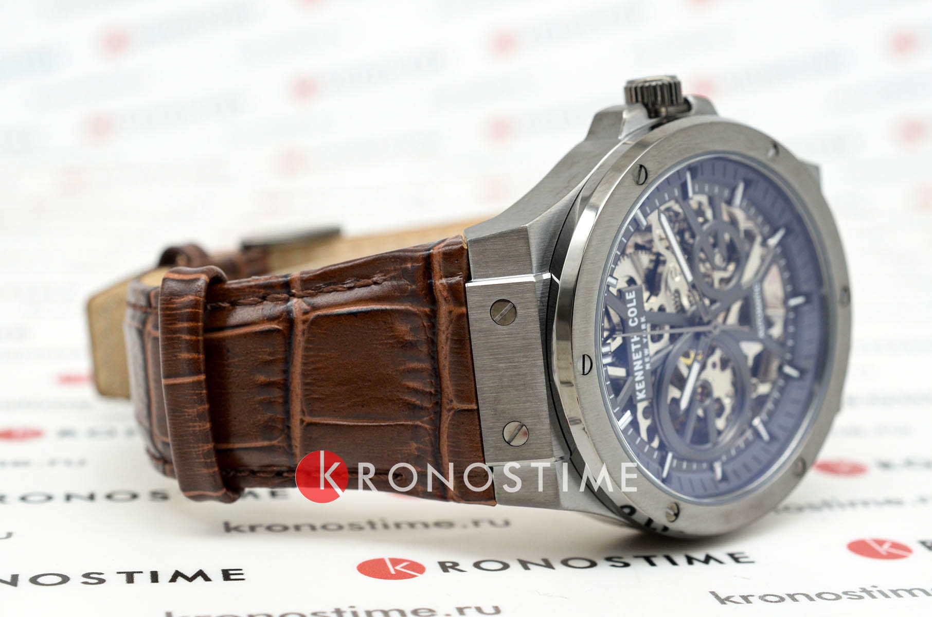 Kenneth Cole Kenneth Cole Automatic KCWGE0033502,  сша мужские часы на браслете нержавеющая сталь боковой вид