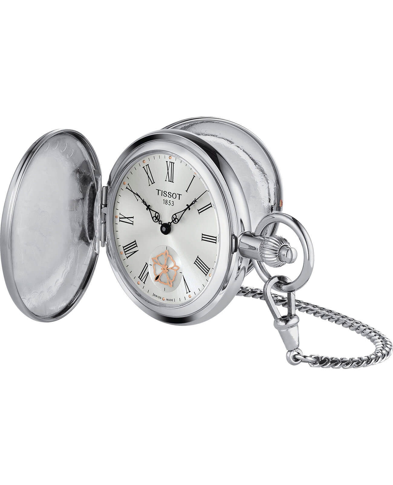 Tissot Tissot Double Savonnette Mechanical T865.405.99.038.00, t-pocket швейцария мужские часы на браслете не выбрано боковой вид