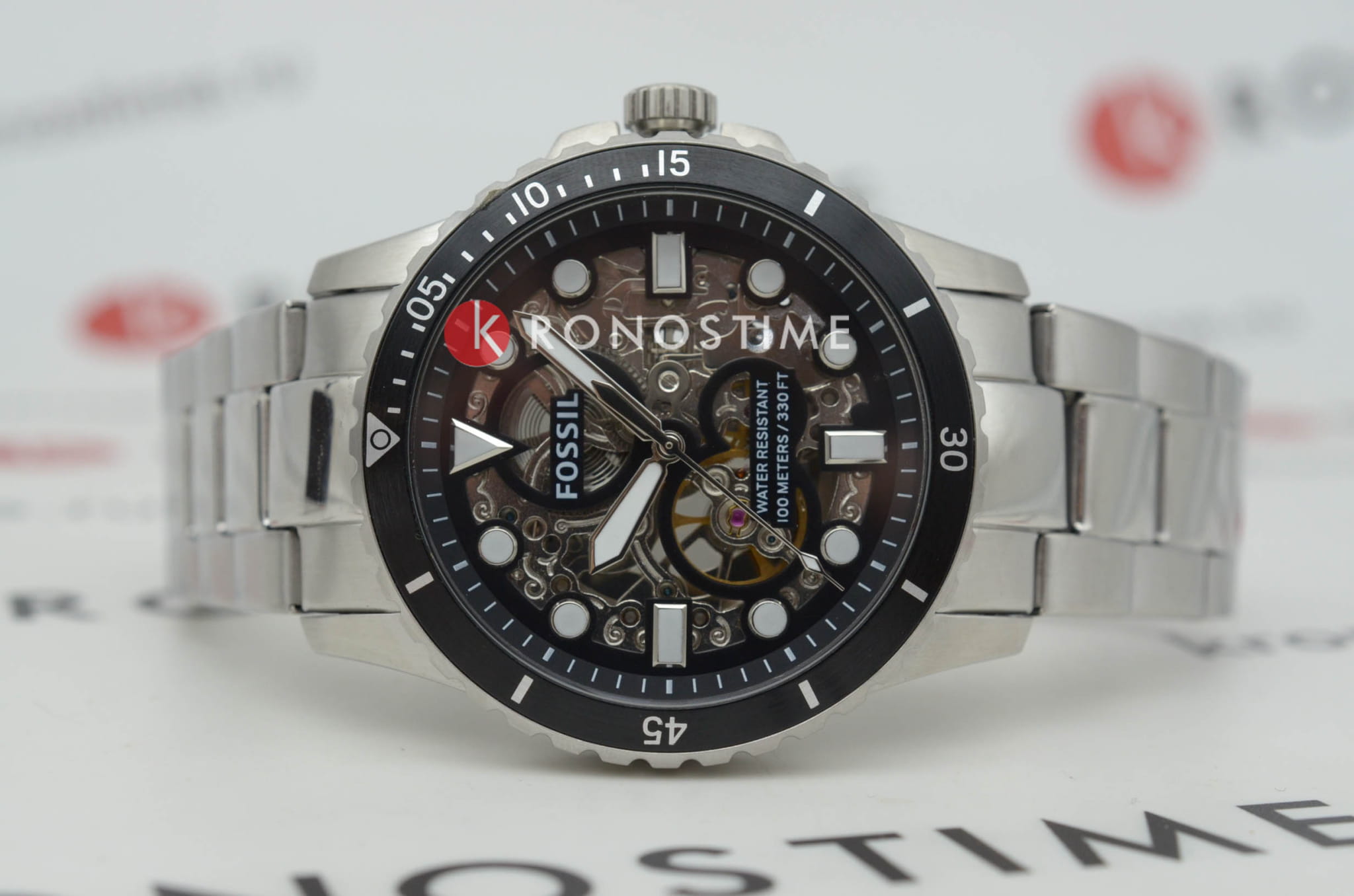 Оригинальные часы Fossil Fossil FB-02  ME3190 механические калибр механизма  общий вид