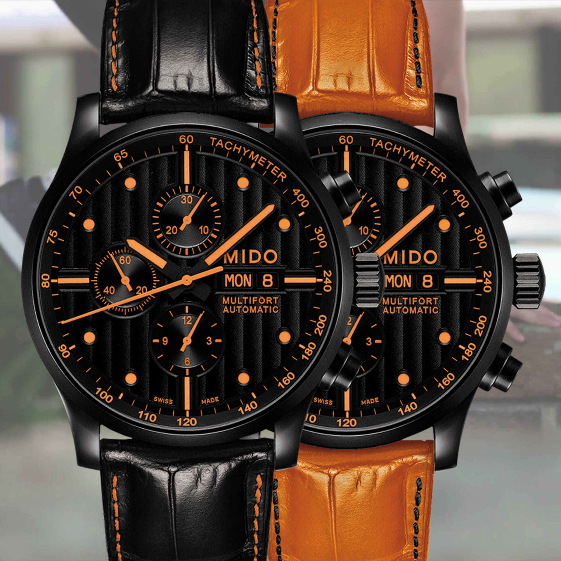Mido Mido Multifort Chronograph M005.614.36.051.22  - задняя крышка сталь металл корпуса, швейцария часы