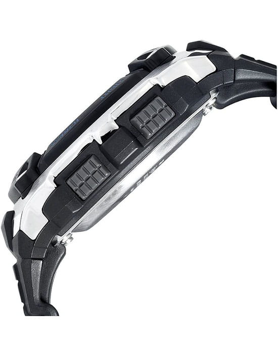 Casio AE-2000W-1A мужские часы застежка крупным планом