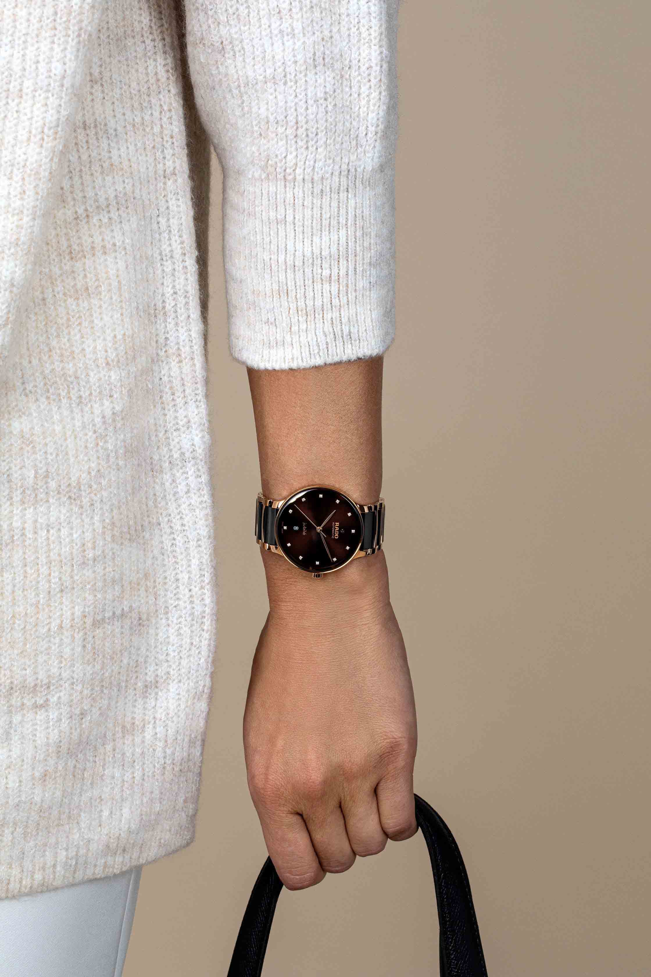 Оригинальные часы Rado Rado Centrix Automatic R30017732 механические калибр механизма  общий вид