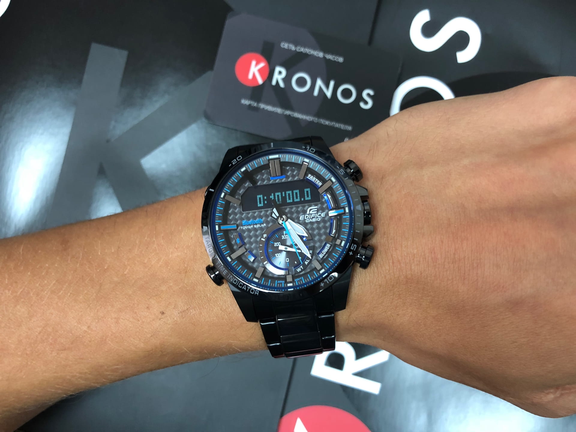 Casio Casio Edifice ECB-800DC-1A ECB - задняя крышка металл сталь корпуса, япония часы