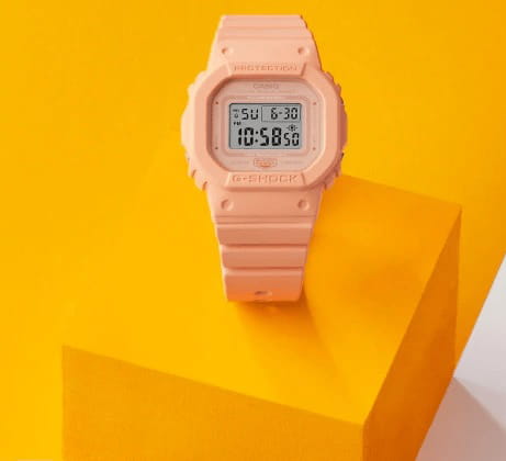 Casio Casio G-Shock GMD-S5600BA-4, g-shock япония женские часы на браслете полимер боковой вид
