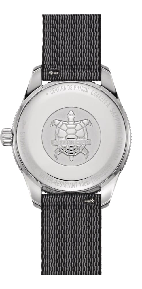 Certina Certina DS PH100M Lady C044.210.18.051.00 кварцевые женские часы часы крупный план черный циферблата