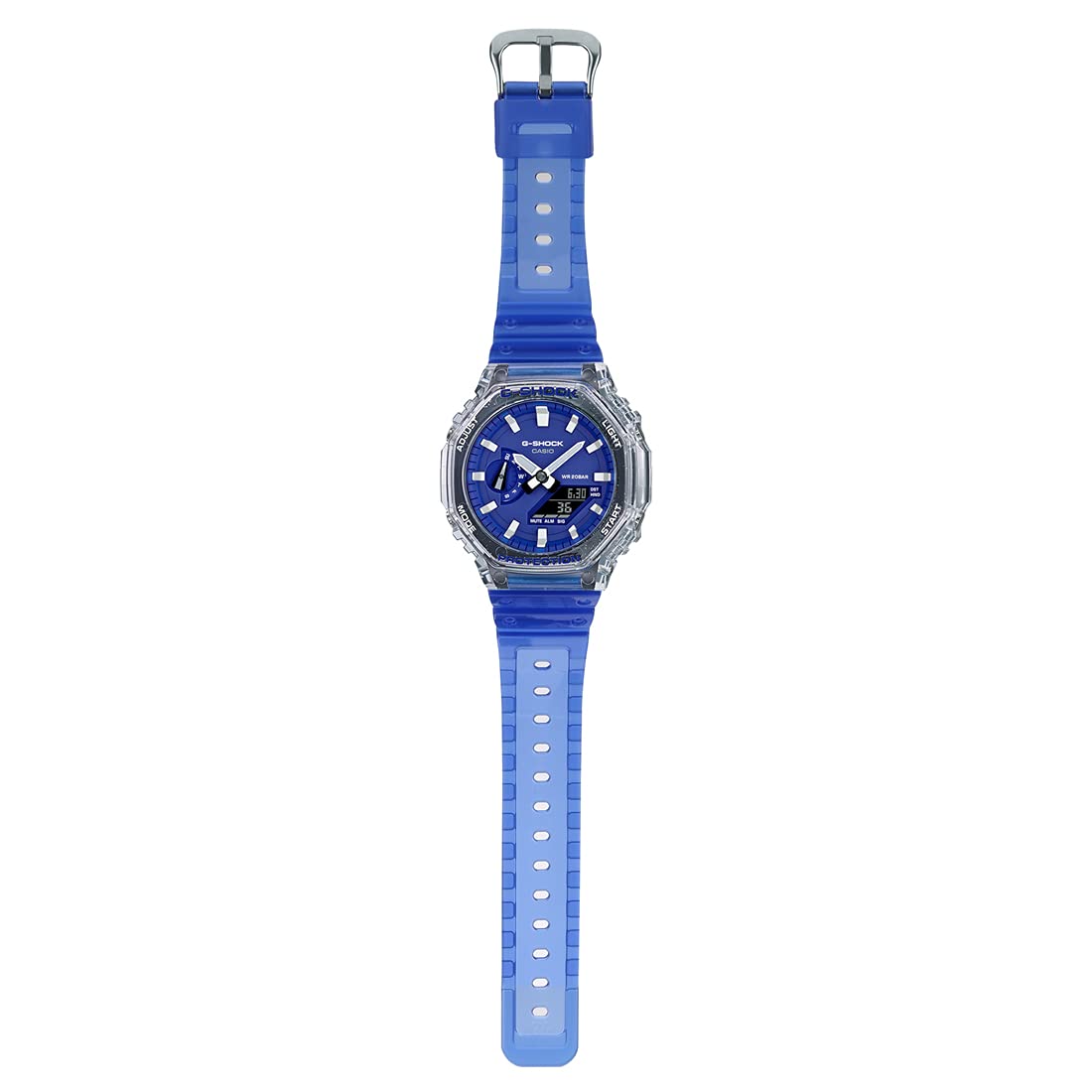 Casio Casio G-Shock GA-2100HC-2ADR мужские часы синий циферблат на запястье