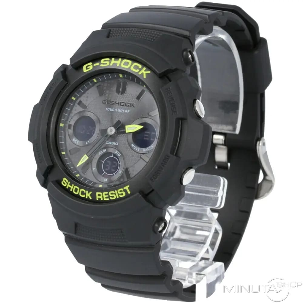 Casio Casio G-Shock AWR-M100SDC-1ADR, g-shock япония мужские часы на браслете пластик боковой вид