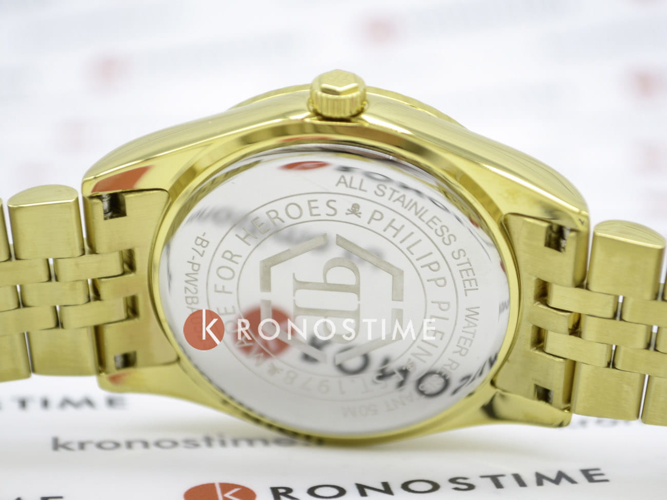 Philipp Plein Philipp Plein Street Couture PW2BA0523 кварцевые женские часы часы крупный план золотой циферблата