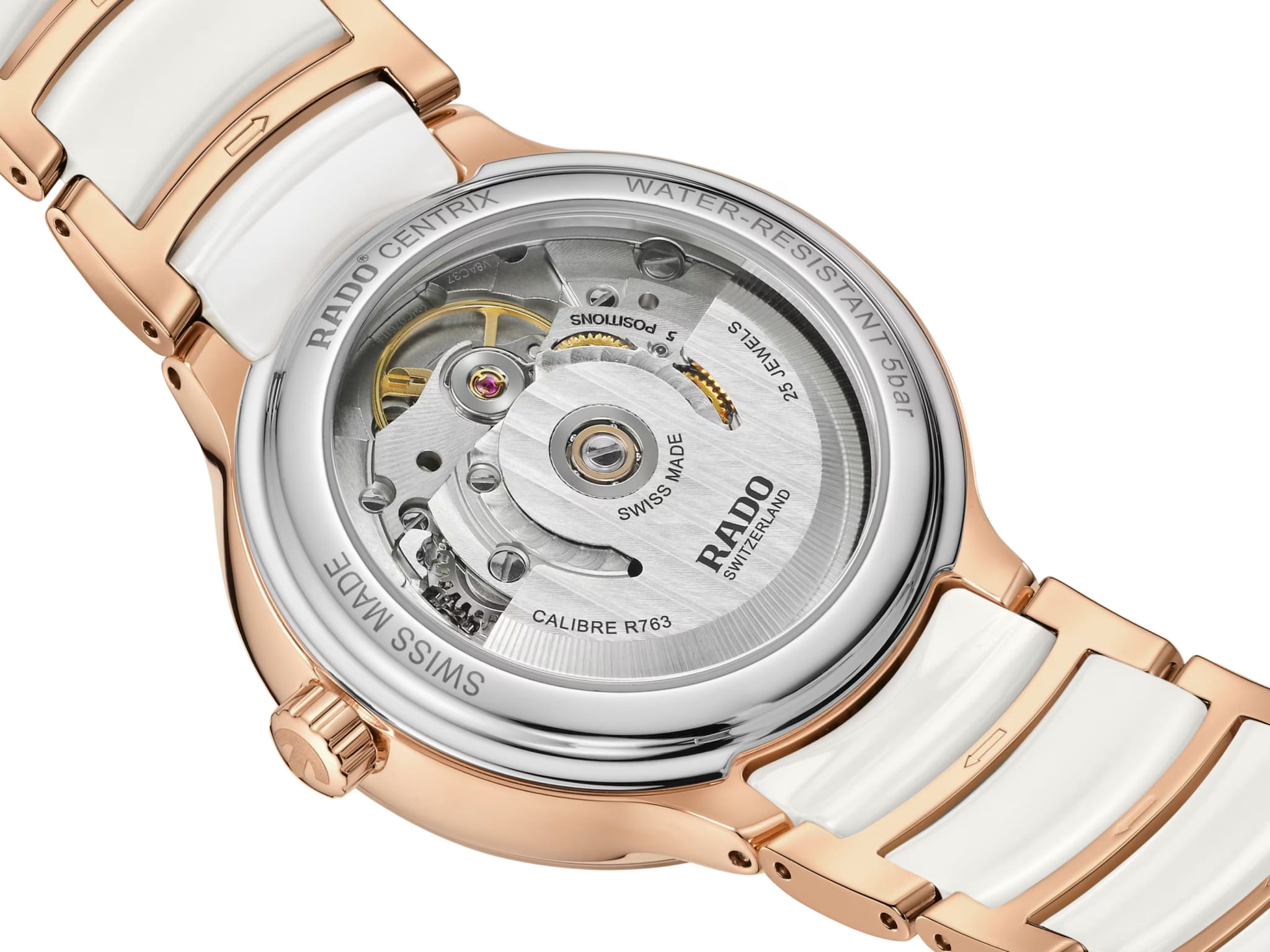 Оригинальные часы Rado Rado Centrix Automatic Diamonds R30037744 механические калибр механизма  общий вид