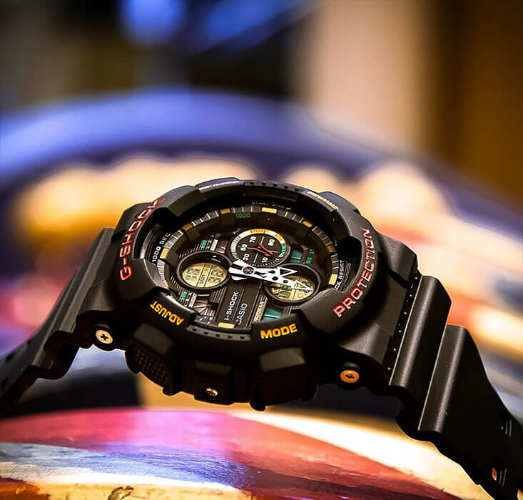 Оригинальные часы Casio Casio G-Shock GA-140-1A4DR (GA-140-1A4) в фирменной упаковке от производителя