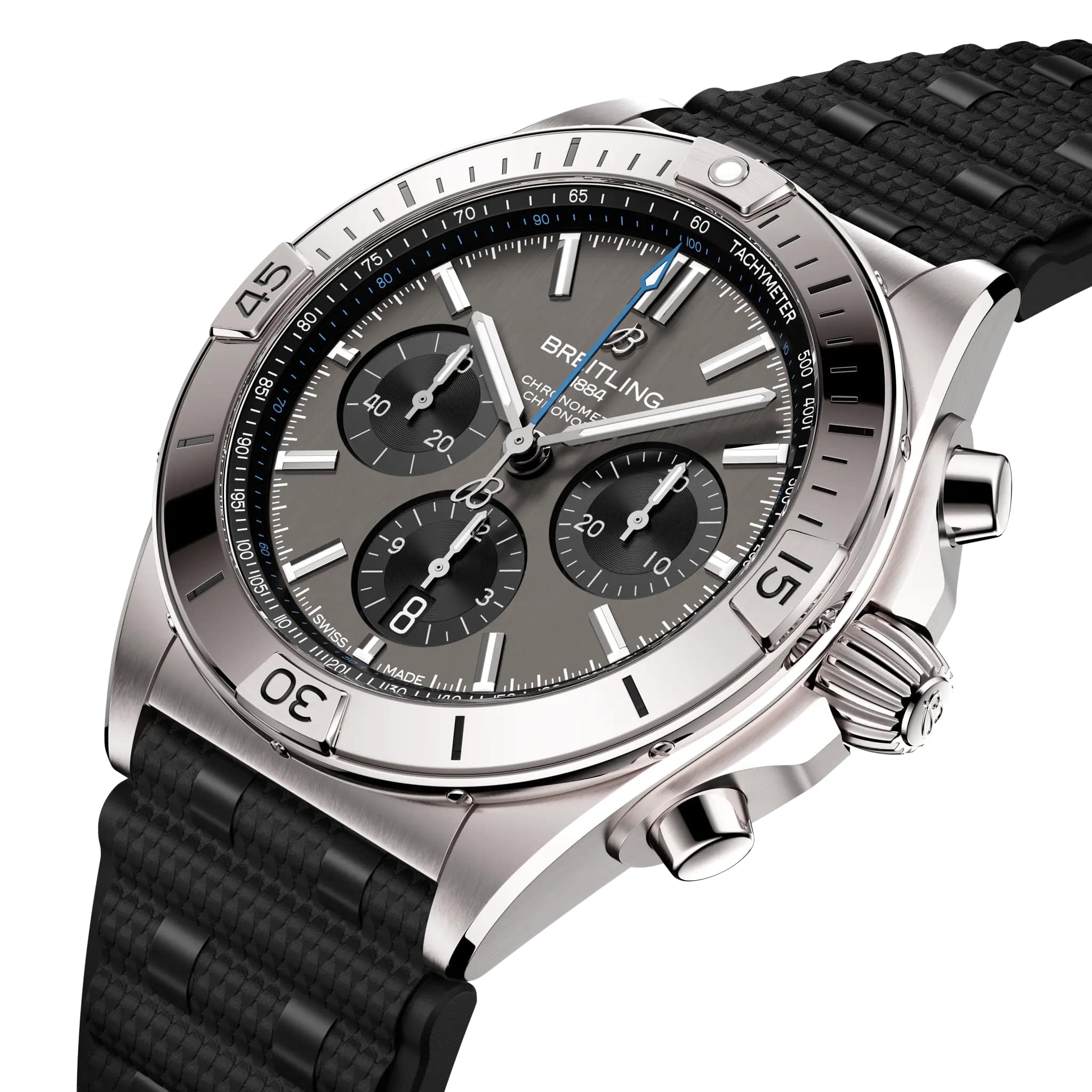 Breitling Breitling Chronomat B01 42 EB0134101M1S1 , наручные мужские часы фото под углом