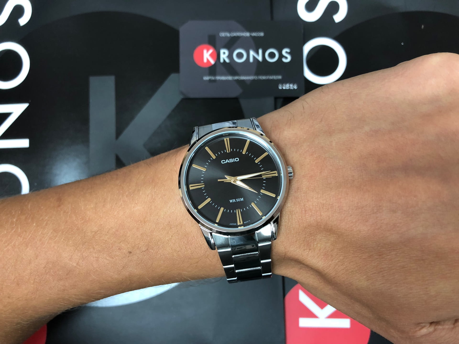 Casio Casio MTP-1303PD-1A3VEF  — детали корпуса и нержавеющая сталь