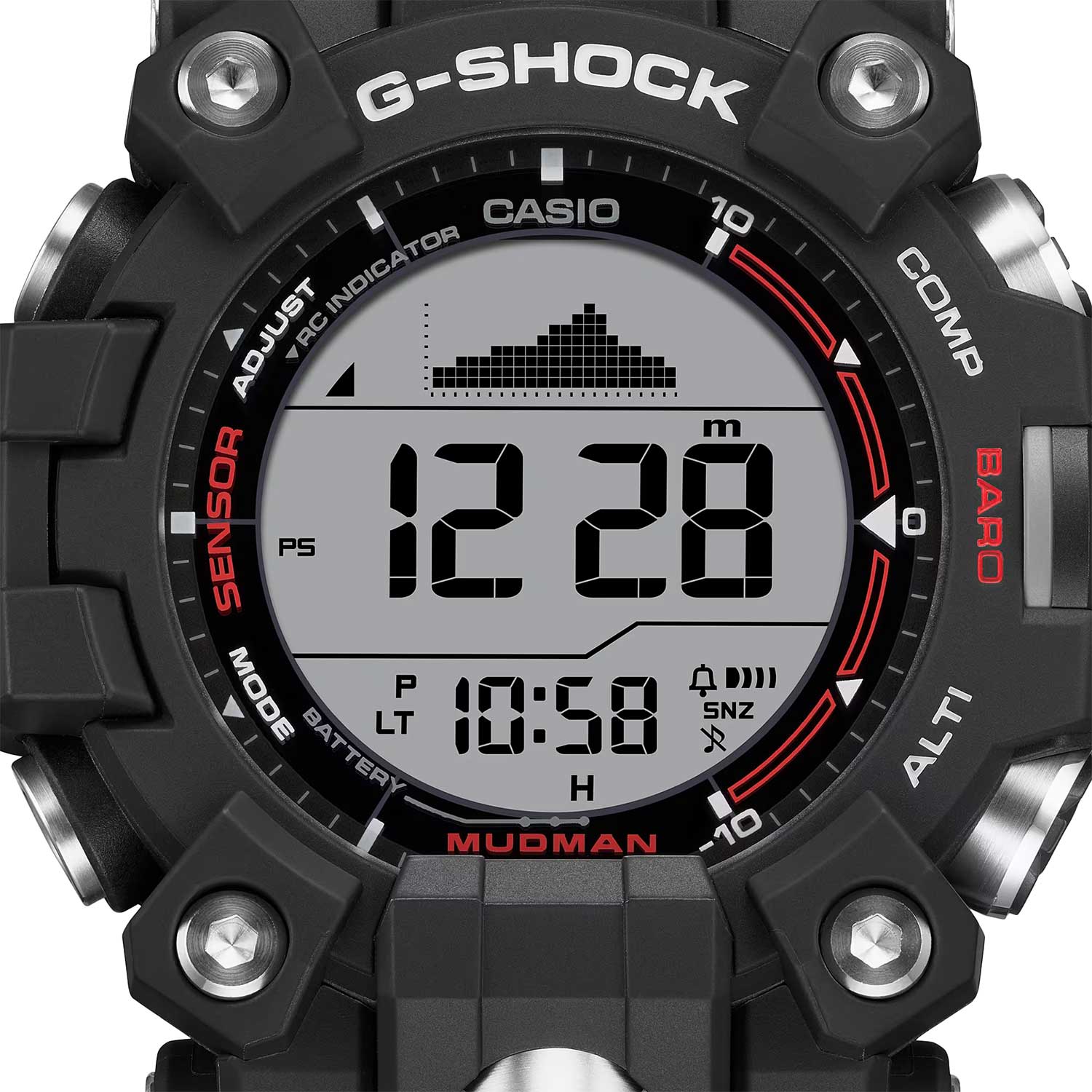Casio Casio G-Shock GW-9500-1DR (GW-9500-1ER) Mudman — детали корпуса и пластик
