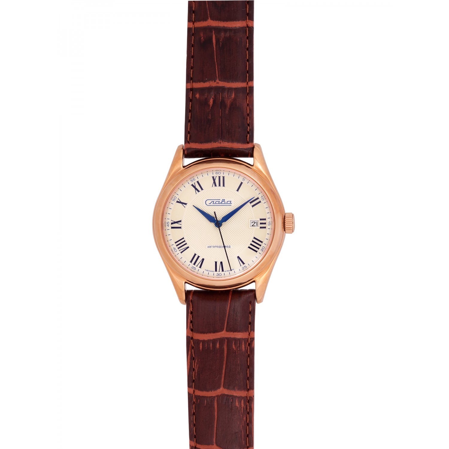 Слава 1493294/300-8215 мужские часы застежка крупным планом