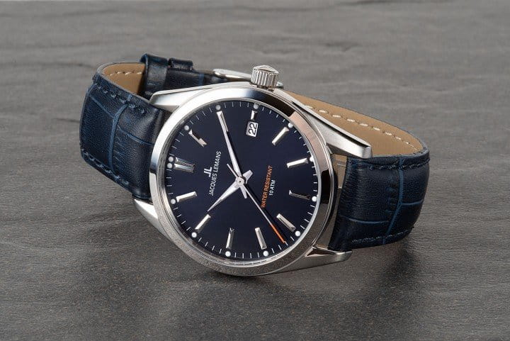 Jacques Lemans Jacques Lemans Classic 1-1859C  — детали корпуса и кожаный