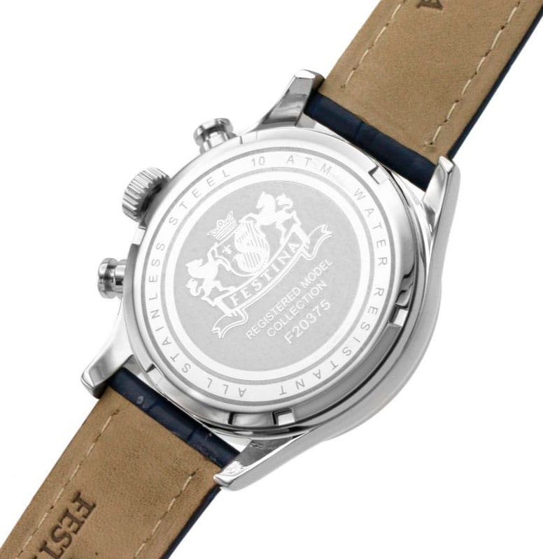 Оригинальные часы Festina Festina Timeless Chrono F20375/2 кварцевые калибр механизма  общий вид
