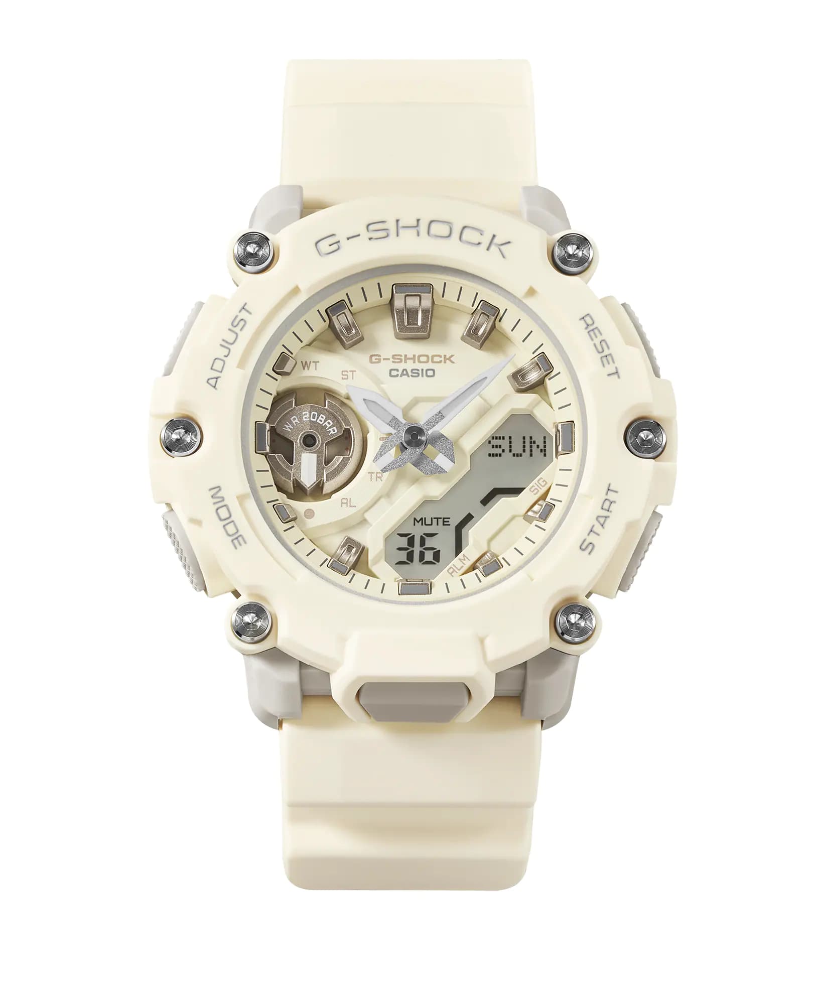 Casio Casio G-Shock GMA-S2200-7ADR (GMA-S2200-7A) , наручные женские часы фото под углом