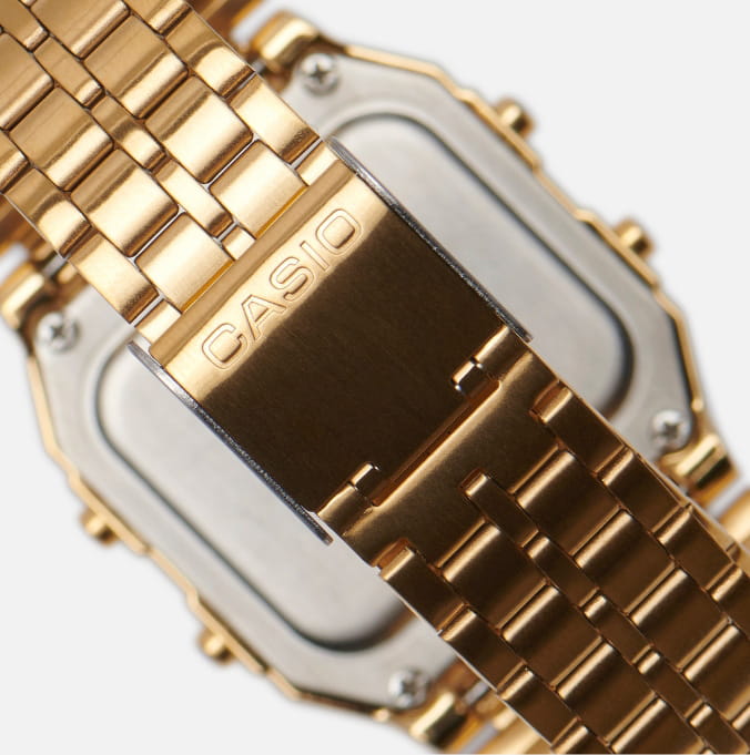 Casio Casio Vintage A500WGA-1DF (A500WGA-1) мужские часы серый циферблат на запястье