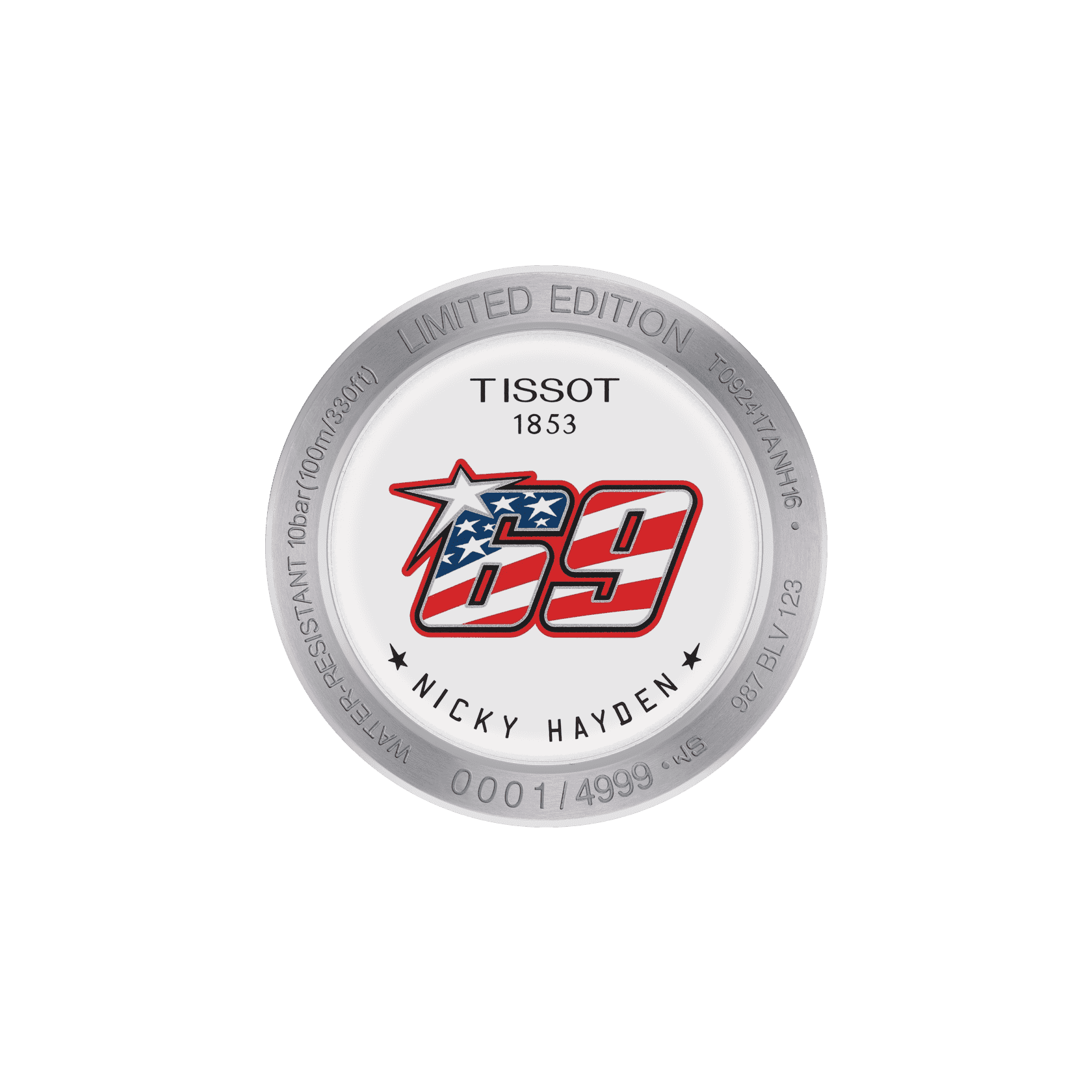 Tissot Tissot T-Race Quartz Chronograph Nicky Hayden 2016 T092.417.27.057.03 T Race, наручные мужские часы фото под углом