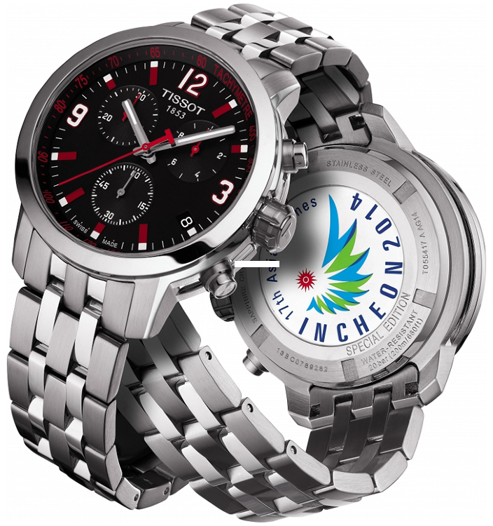 Оригинальные часы Tissot Tissot PRC 200 Asian Games 2014 T055.417.11.057.01 кварцевые калибр механизма eta g10.211 общий вид