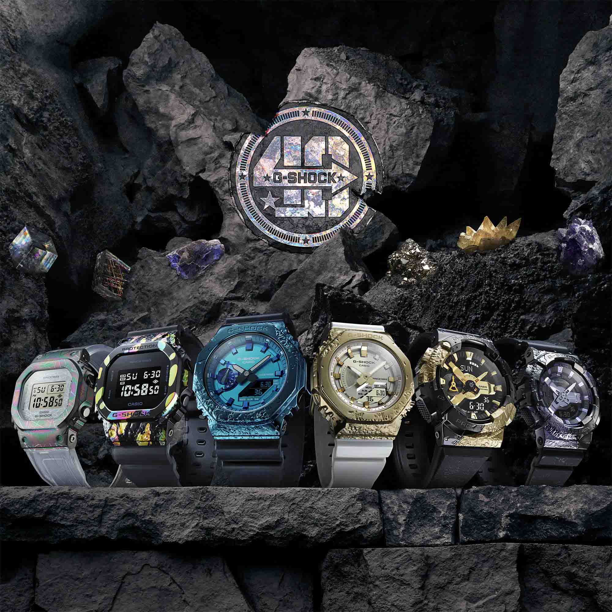 Casio Casio G-Shock GM-S5640GEM-7DR (GM-S5640GEM-7) электронные часы с аксессуарами женские часы модель GM-S5640GEM-7