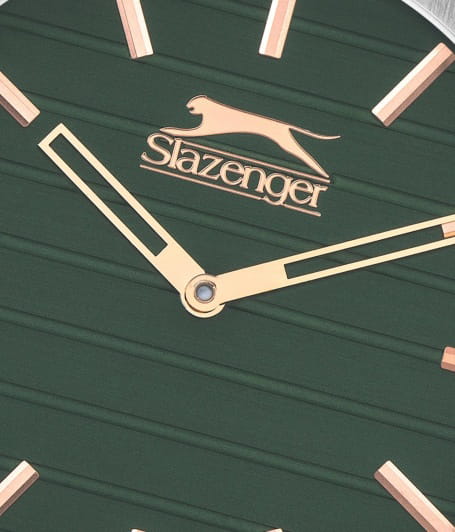 Slazenger Slazenger SL.09.2310.1.05 мужские часы зеленый циферблат на запястье