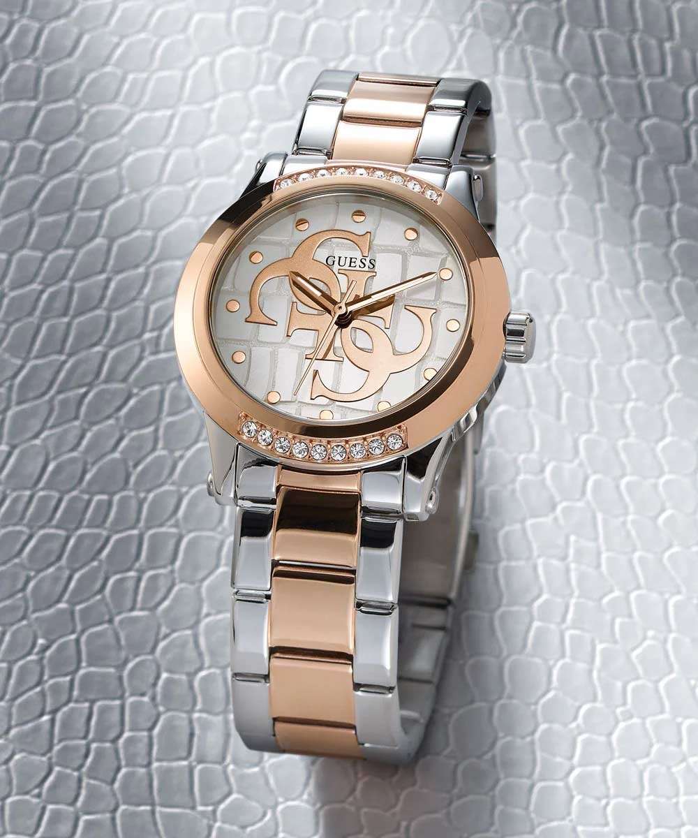 Guess Guess Trend GW0861L5,  сша женские часы на браслете нержавеющая сталь с ip-покрытием боковой вид