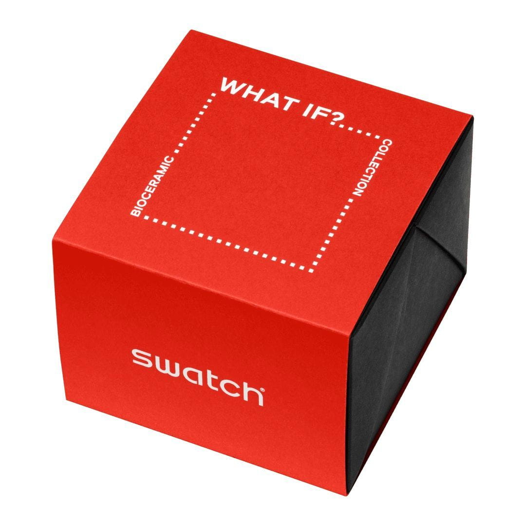 Swatch Swatch Square Bioceramic Standard SO34B700  — детали корпуса и биоматериал
