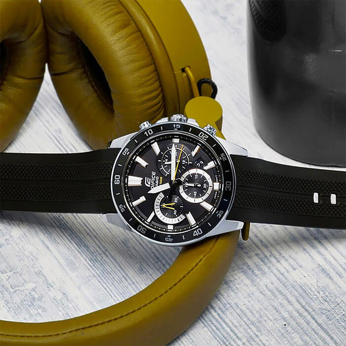 Casio Casio Edifice EFV-570P-1A EFV — детали корпуса и каучук
