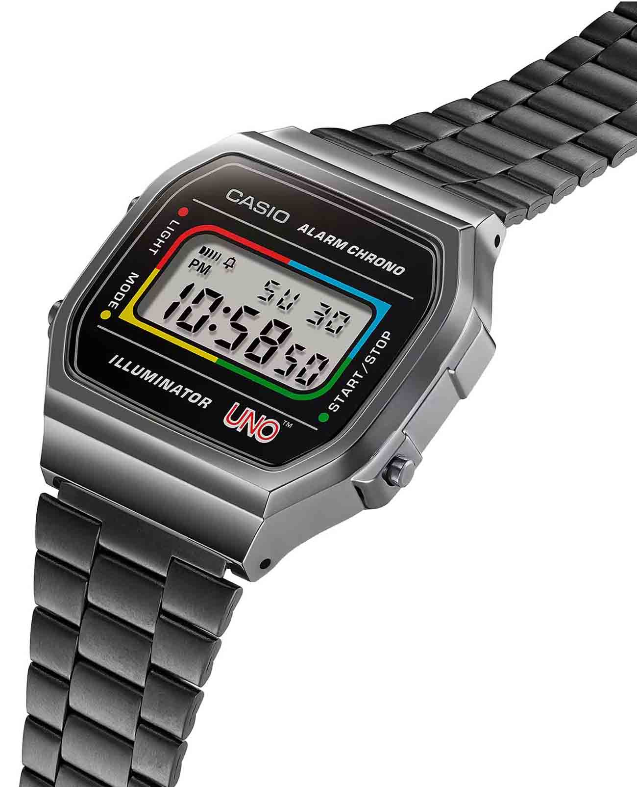Casio Casio Vintage A168WEUC-1A , наручные мужские часы фото под углом