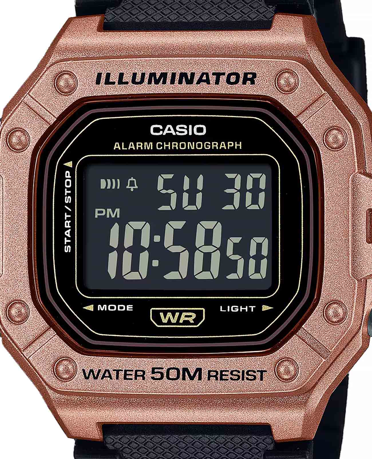 Casio Casio Collection W-218HM-5B , наручные мужские часы фото под углом