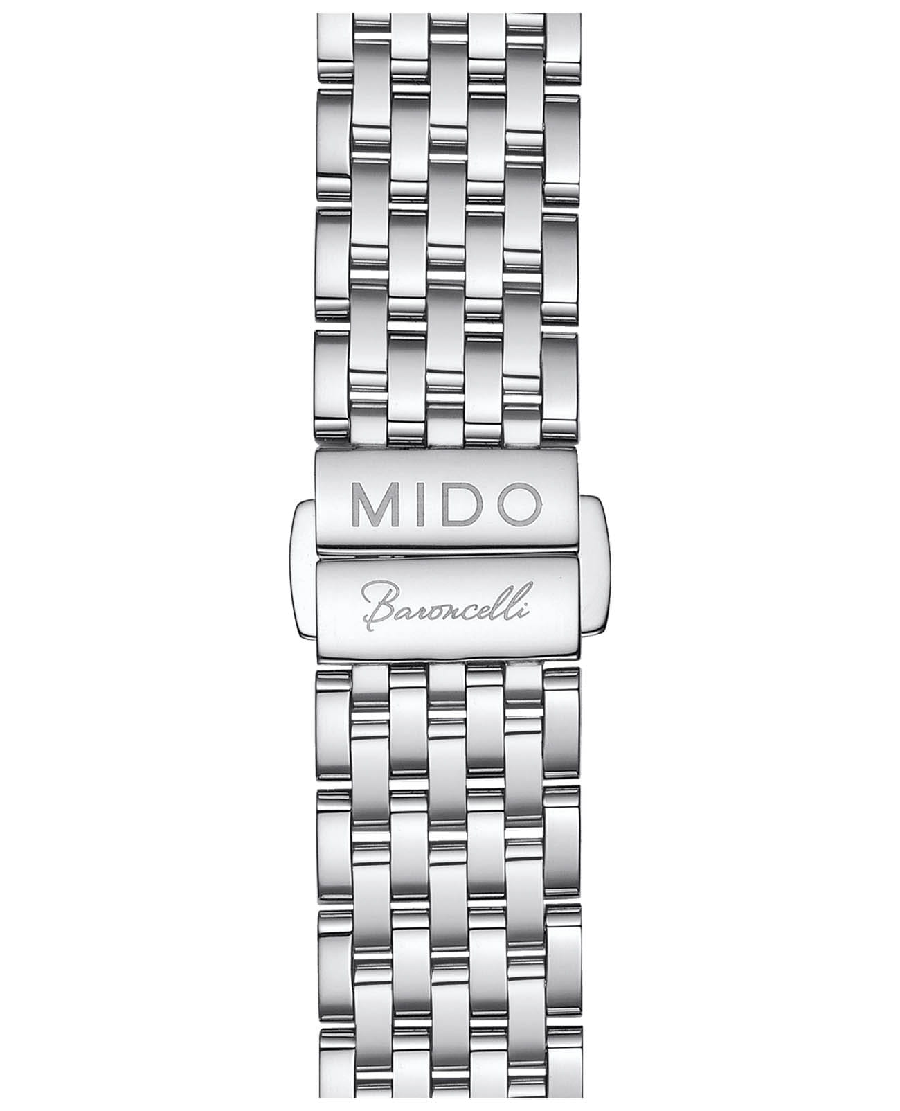 Оригинальные часы Mido Mido Baroncelli Heritage Lady M027.207.11.010.00 механические калибр механизма  общий вид