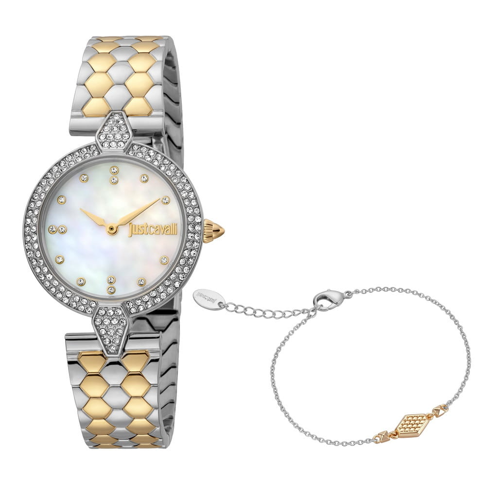 Just Cavalli Just Cavalli animalier JC1L159M0085,  италия женские часы на браслете нержавеющая сталь боковой вид