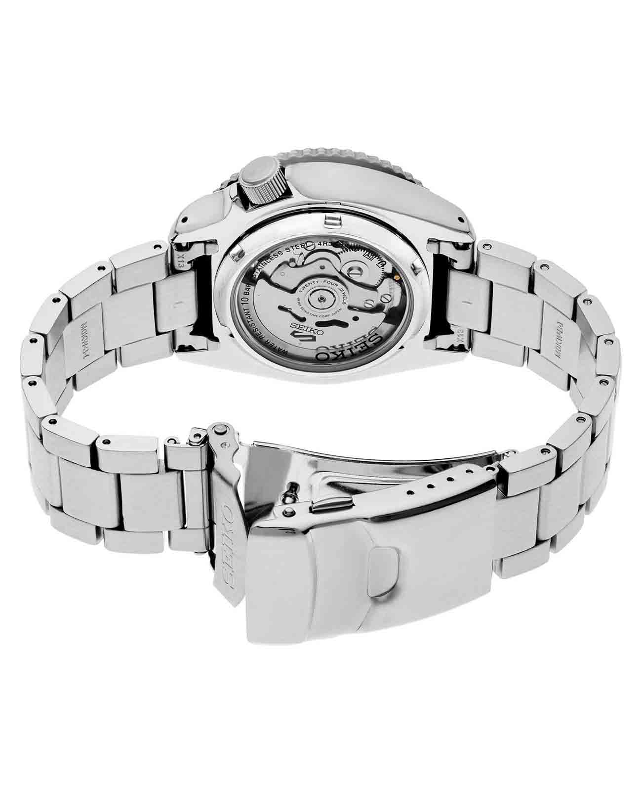Seiko Seiko 5 Sports SRPK65K1, 5 sports япония мужские часы на браслете нержавеющая сталь боковой вид