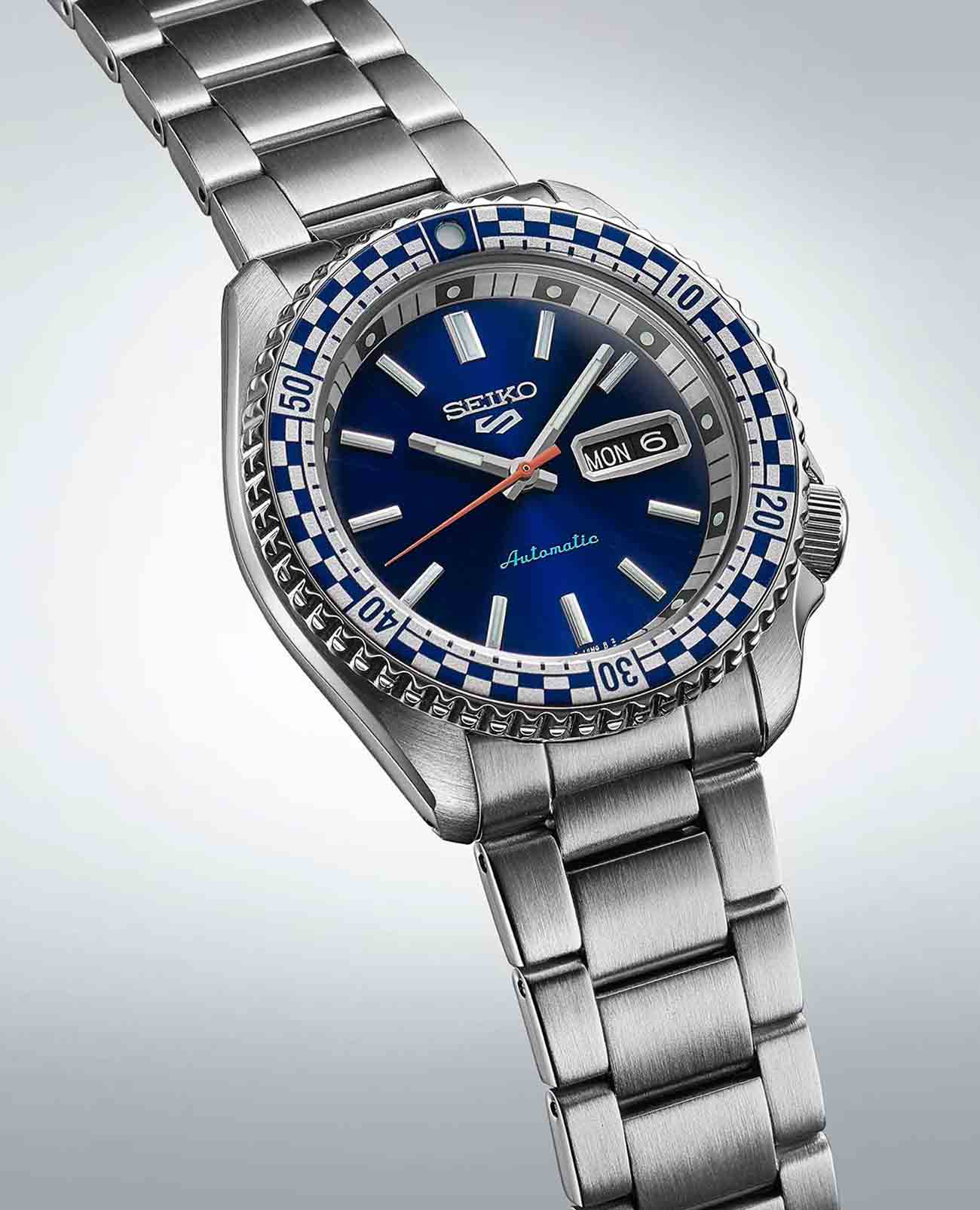 Оригинальные часы Seiko Seiko 5 Sports SRPK65K1 механические калибр механизма 4r36 общий вид