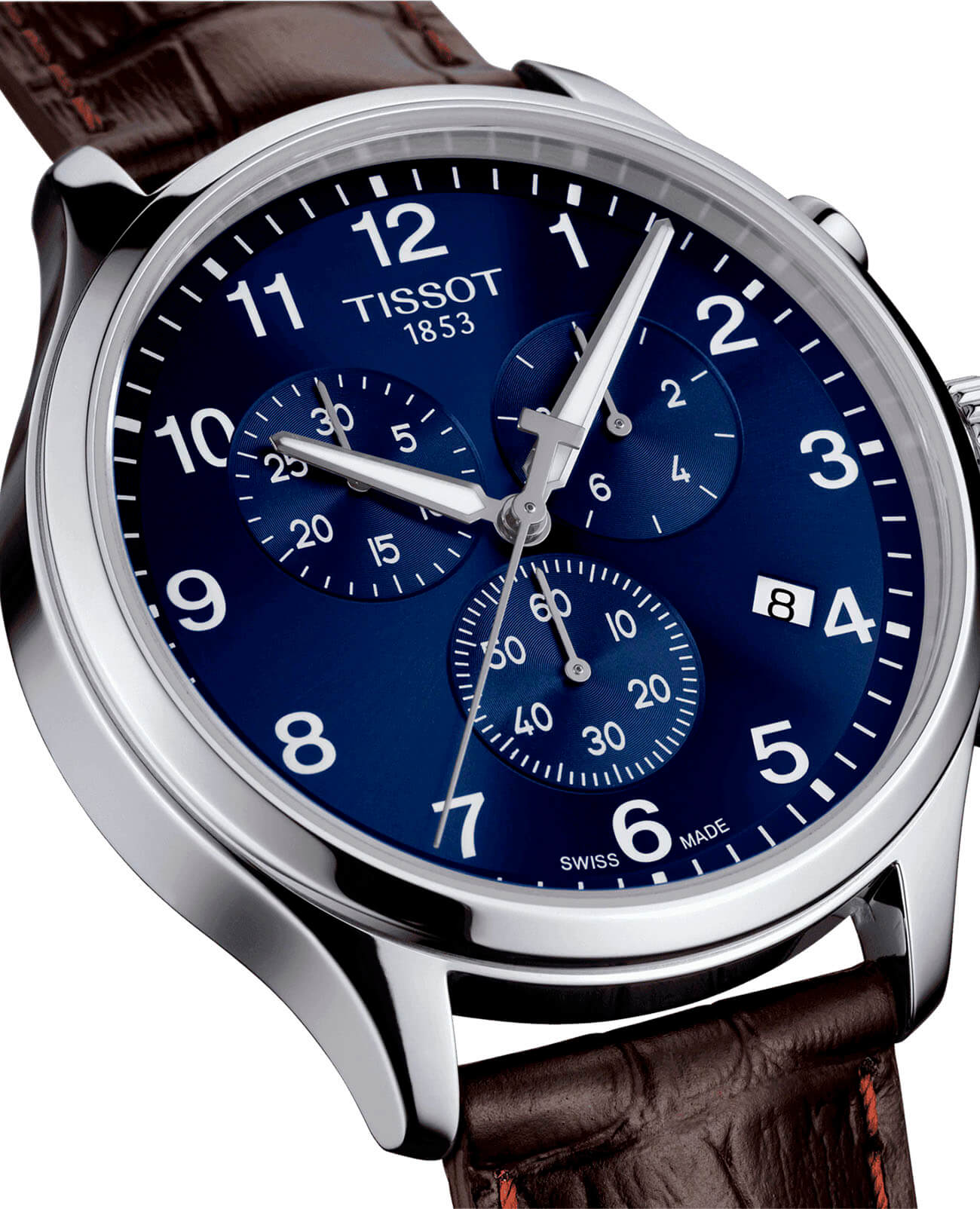 Оригинальные часы Tissot Tissot Chrono XL Classic T116.617.16.047.00 кварцевые калибр механизма eta g10.212 общий вид