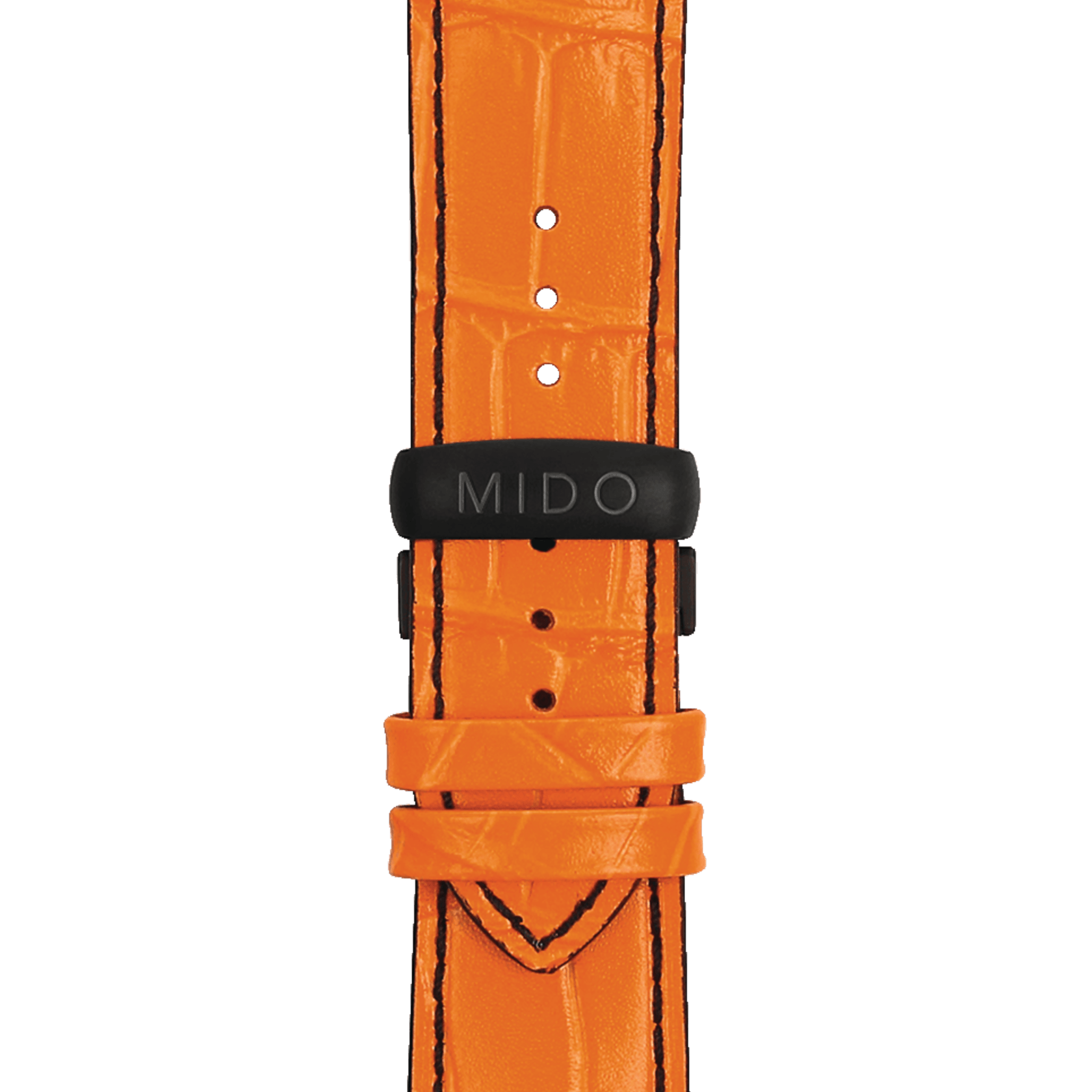 Mido Mido Multifort Chronograph M005.614.36.051.22  — детали корпуса и кожаный