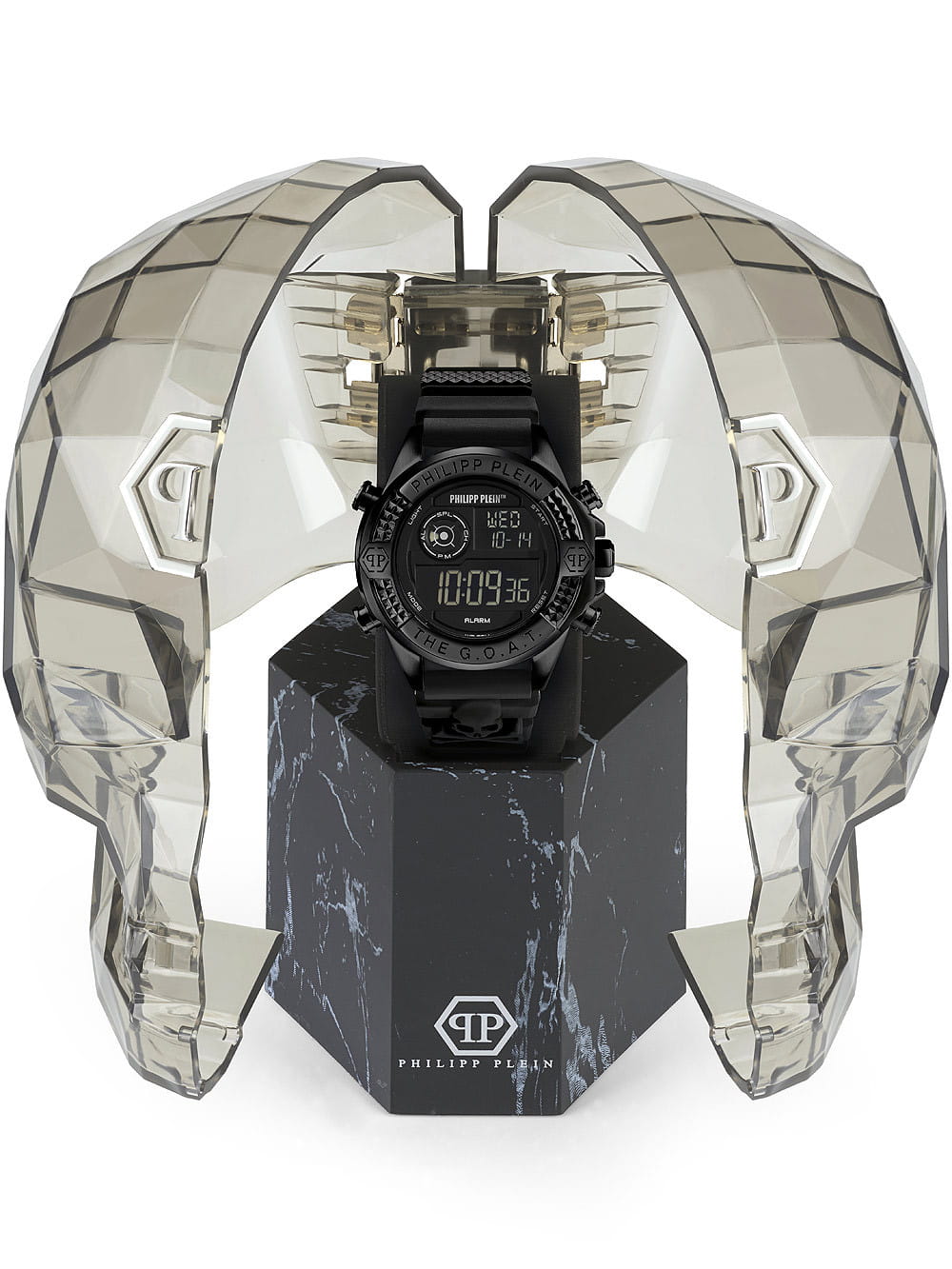 Philipp Plein Philipp Plein The G.O.A.T. PWFAA0221 мужские часы черный циферблат на запястье