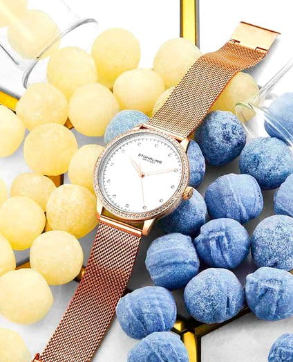 Оригинальные часы Stuhrling Stuhrling Dorset 3904.4 кварцевые калибр механизма  общий вид