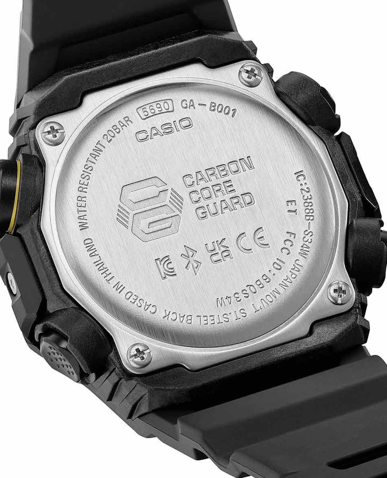 Casio Casio G-Shock GA-B001CY-1ADR (GA-B001CY-1A), g-shock япония мужские часы на браслете пластик боковой вид
