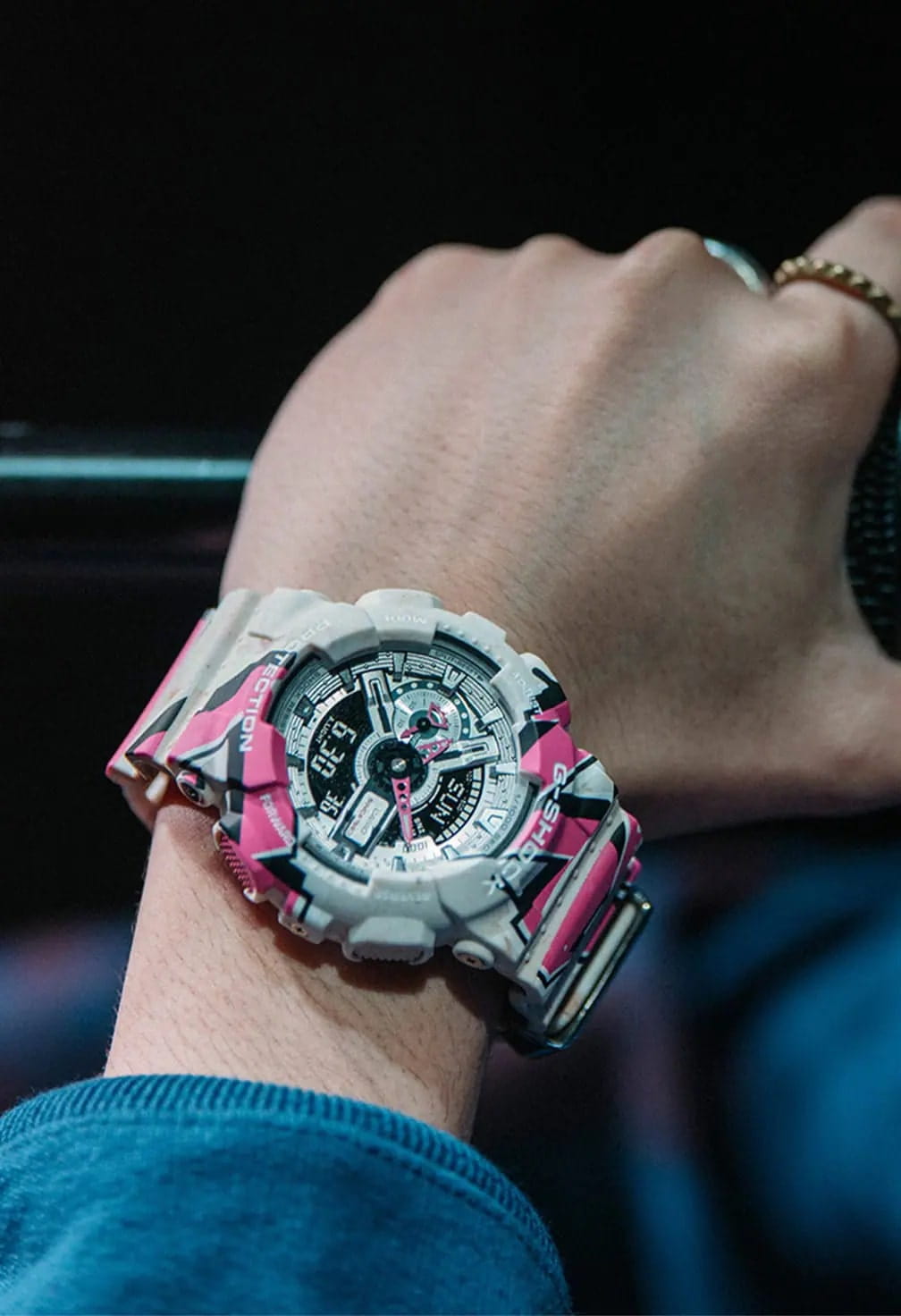 Casio Casio G-Shock GA-110SS-1ADR (GA-110SS-1A) GA-110, наручные мужские часы фото под углом
