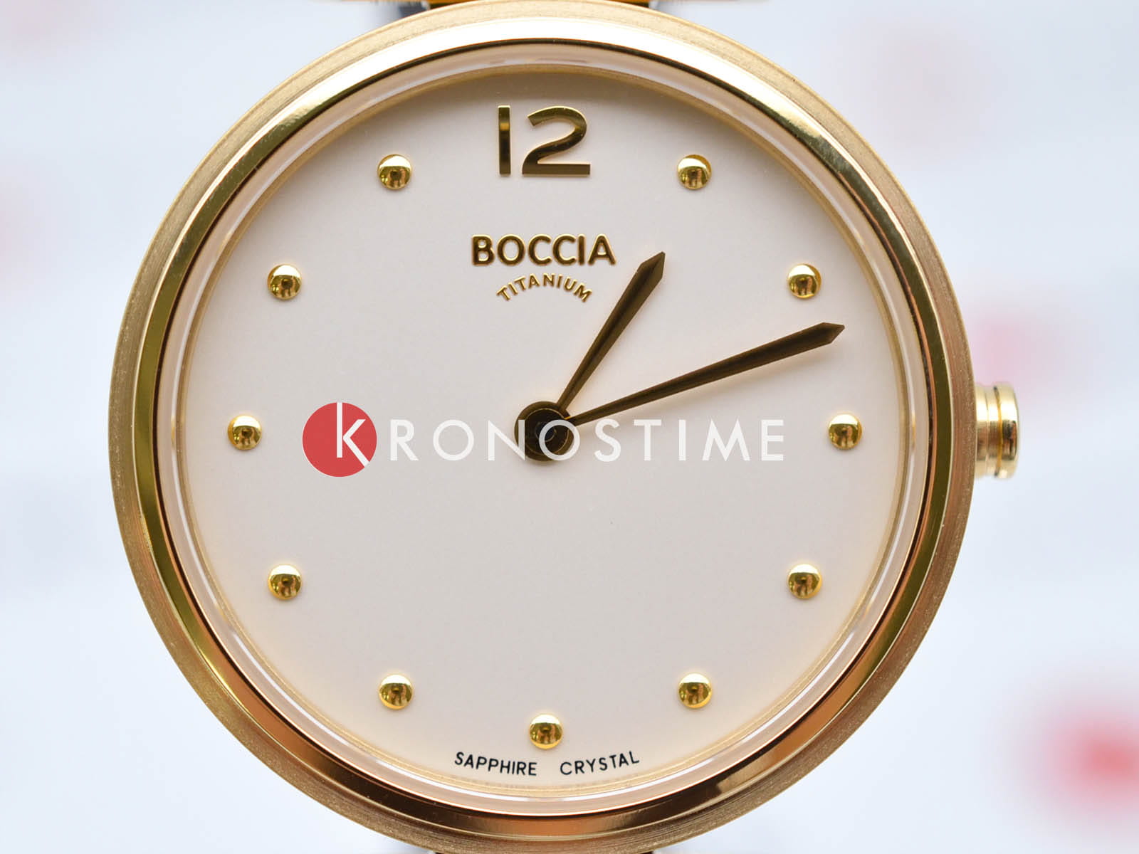 Boccia Titanium Boccia Titanium Circle-Oval 3349-04,  германия женские часы на браслете титановый c pvd покрытием боковой вид