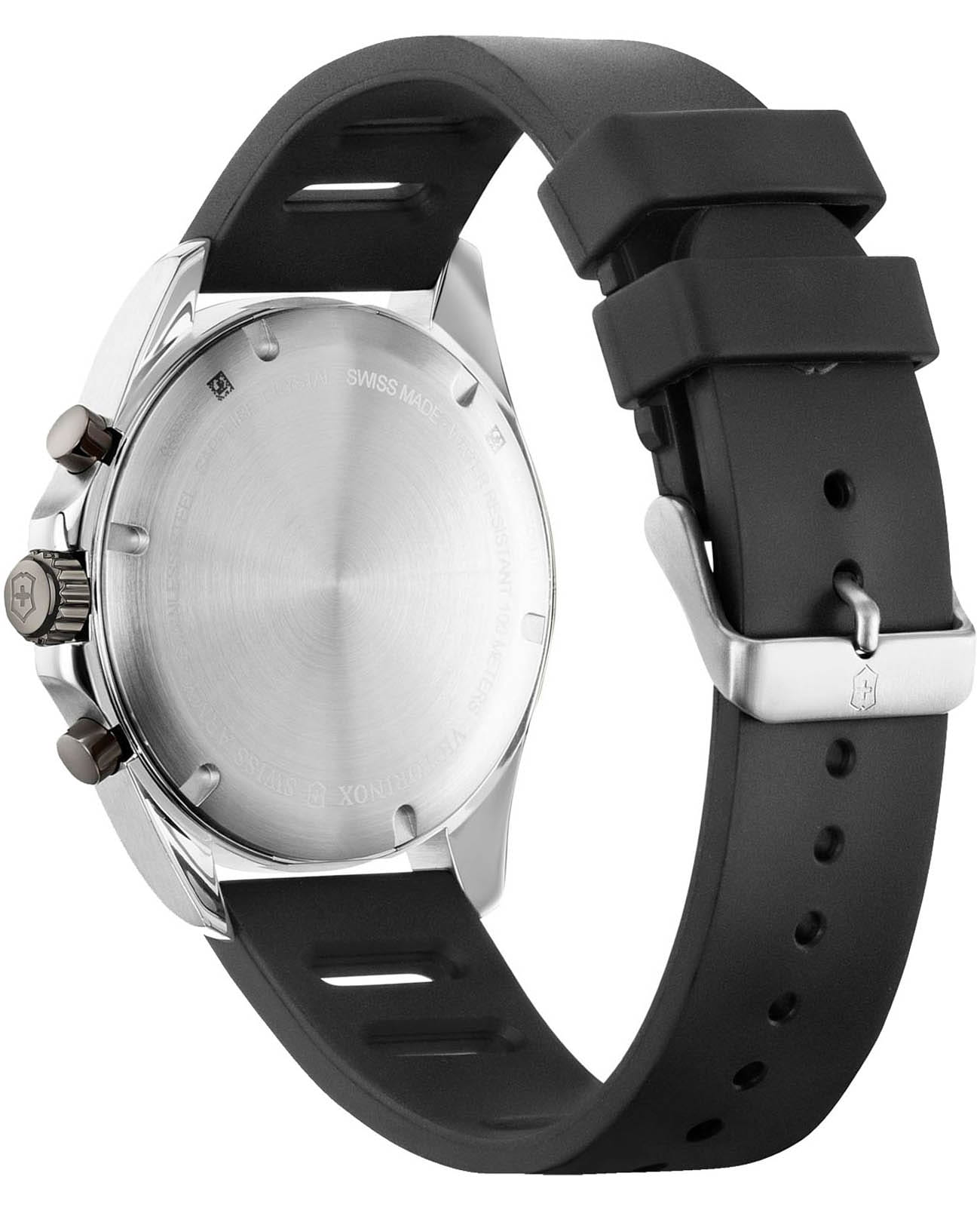 Victorinox Victorinox Fieldforce Sport Chronograph 241892,  швейцария мужские часы на браслете резина боковой вид