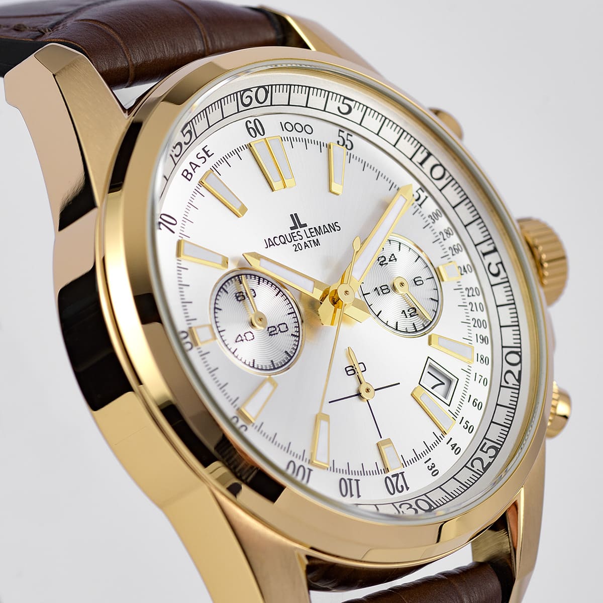 Jacques Lemans Jacques Lemans Sport 1-2117F кварцевые мужские часы часы крупный план серебристый циферблата