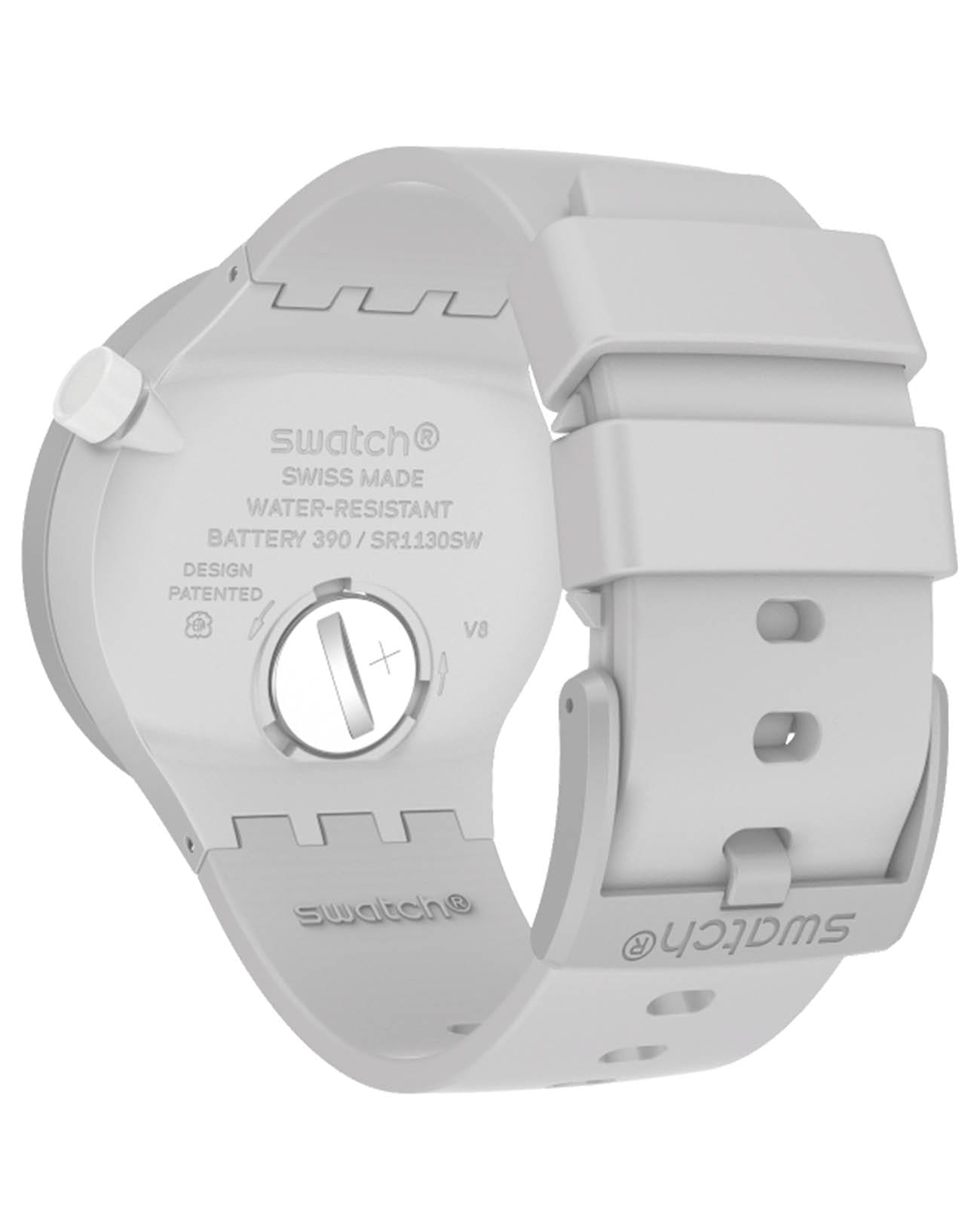 Swatch Swatch Big Bold Bioceramic Lacquered SB03M100  — детали корпуса и силикон
