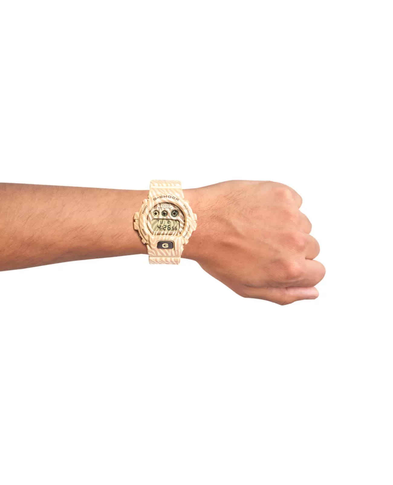 Casio Casio G-Shock DW-6900ZB-9DR, g-shock япония мужские часы на браслете пластик боковой вид
