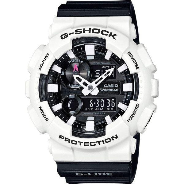 Casio Casio G-Shock GAX-100B-7A  GAX-100B-7A электронные мужские часы черный циферблат, браслет силикон — вид спереди