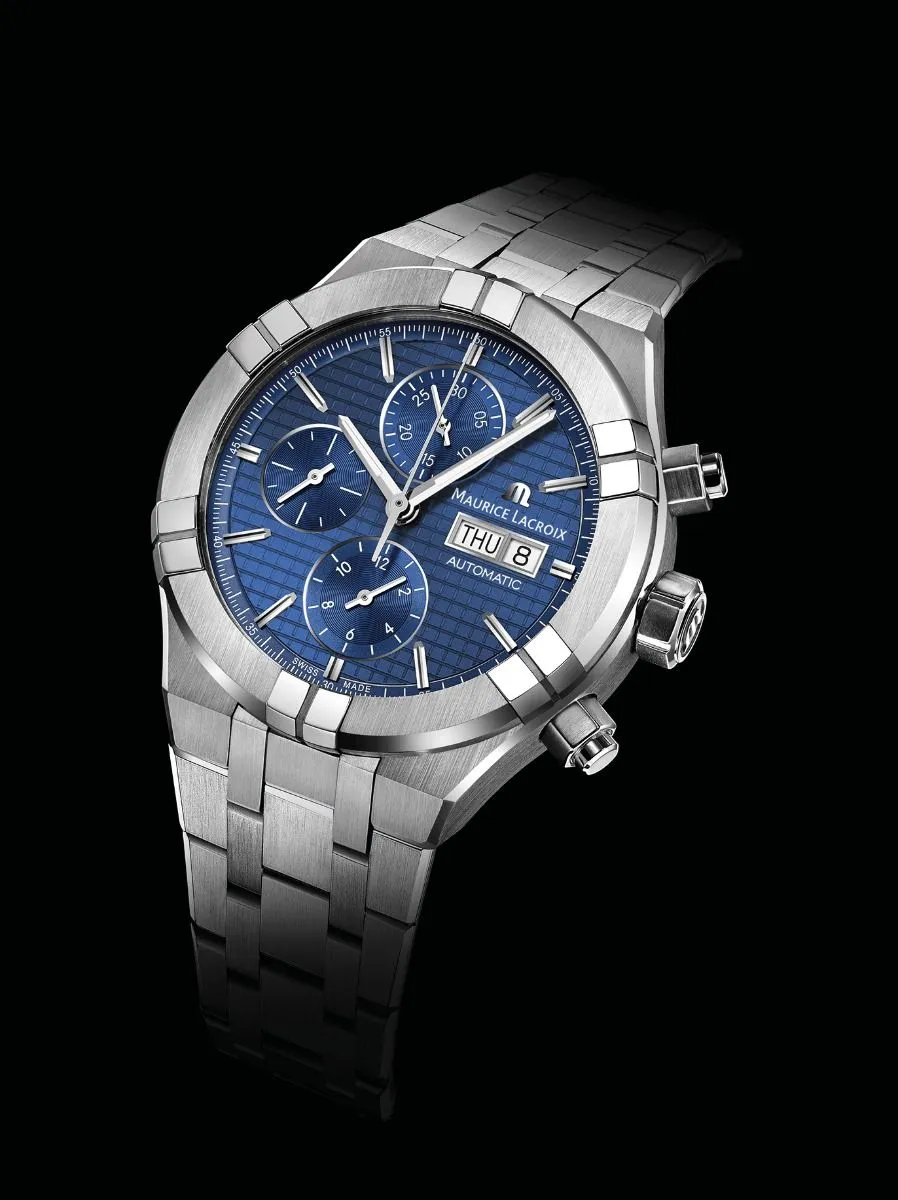 Maurice Lacroix Maurice Lacroix Aikon Automatic AI6038-SS002-430-2 , наручные мужские часы фото под углом