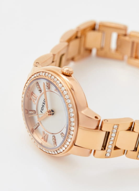 Fossil Fossil Carlie  ES3284 , наручные женские часы фото под углом