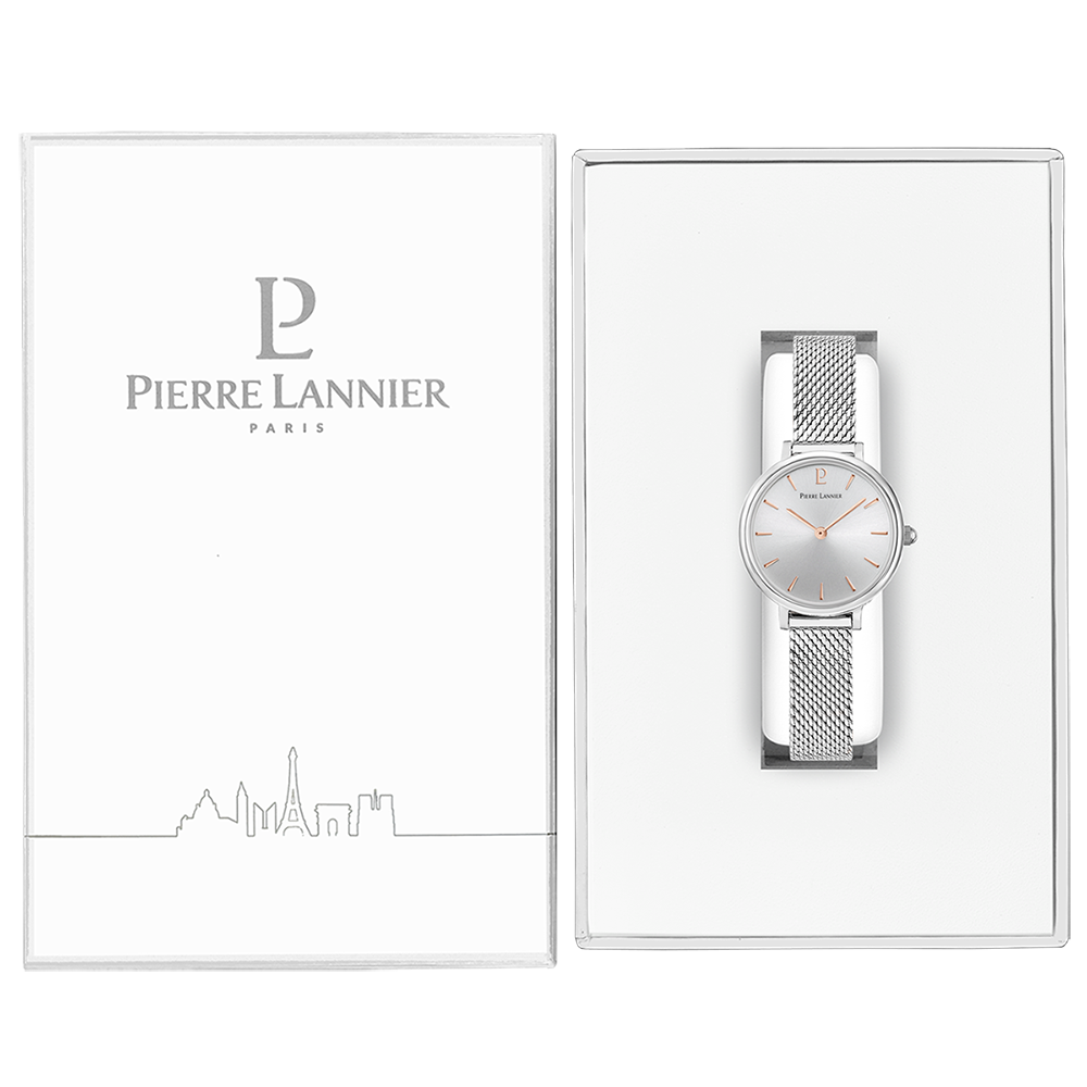 Pierre Lannier Pierre Lannier Nova 013N628 женские часы серебристый циферблат на запястье